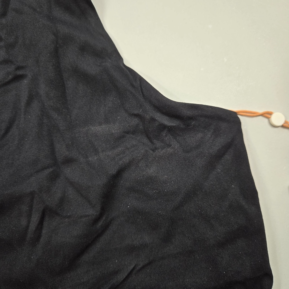 NWT QUINCE Ultra-Form High-Neck Cropped Tank Small Black 4621 - Picture 11 of 12